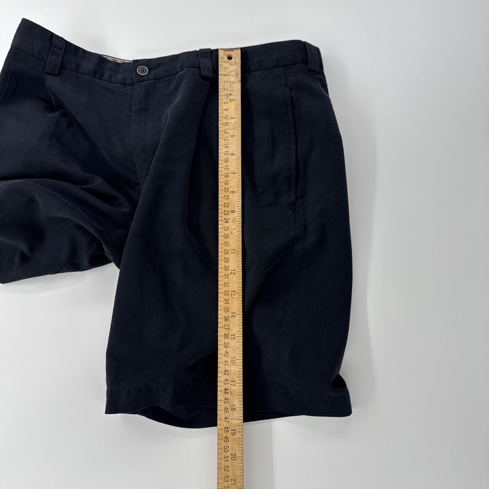 Tommy Bahama Men's Size 33 Black 100% Silk Shorts Beach Golf Outdoor Summer - Picture 8 of 8